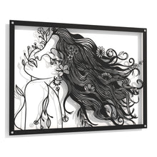 Load image into Gallery viewer, Wildflower Breeze - Raised Metal Wall Art - 80x60cm