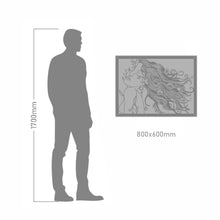 Load image into Gallery viewer, Wildflower Breeze - Raised Metal Wall Art - 80x60cm