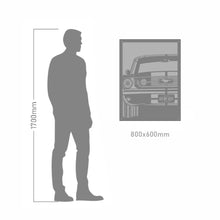 Load image into Gallery viewer, 1967 Ford Mustang Fastback - Raised Metal Wall Art - 80x60cm