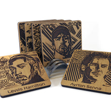 Load image into Gallery viewer, F1 Champions Coaster Collection 2 - Set Of 6 - By Unexpected Worx