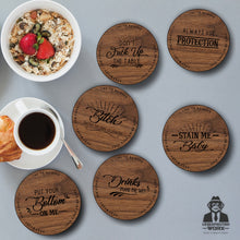 Load image into Gallery viewer, Don't F-UP the Table Coasters - By Unexpected Worx