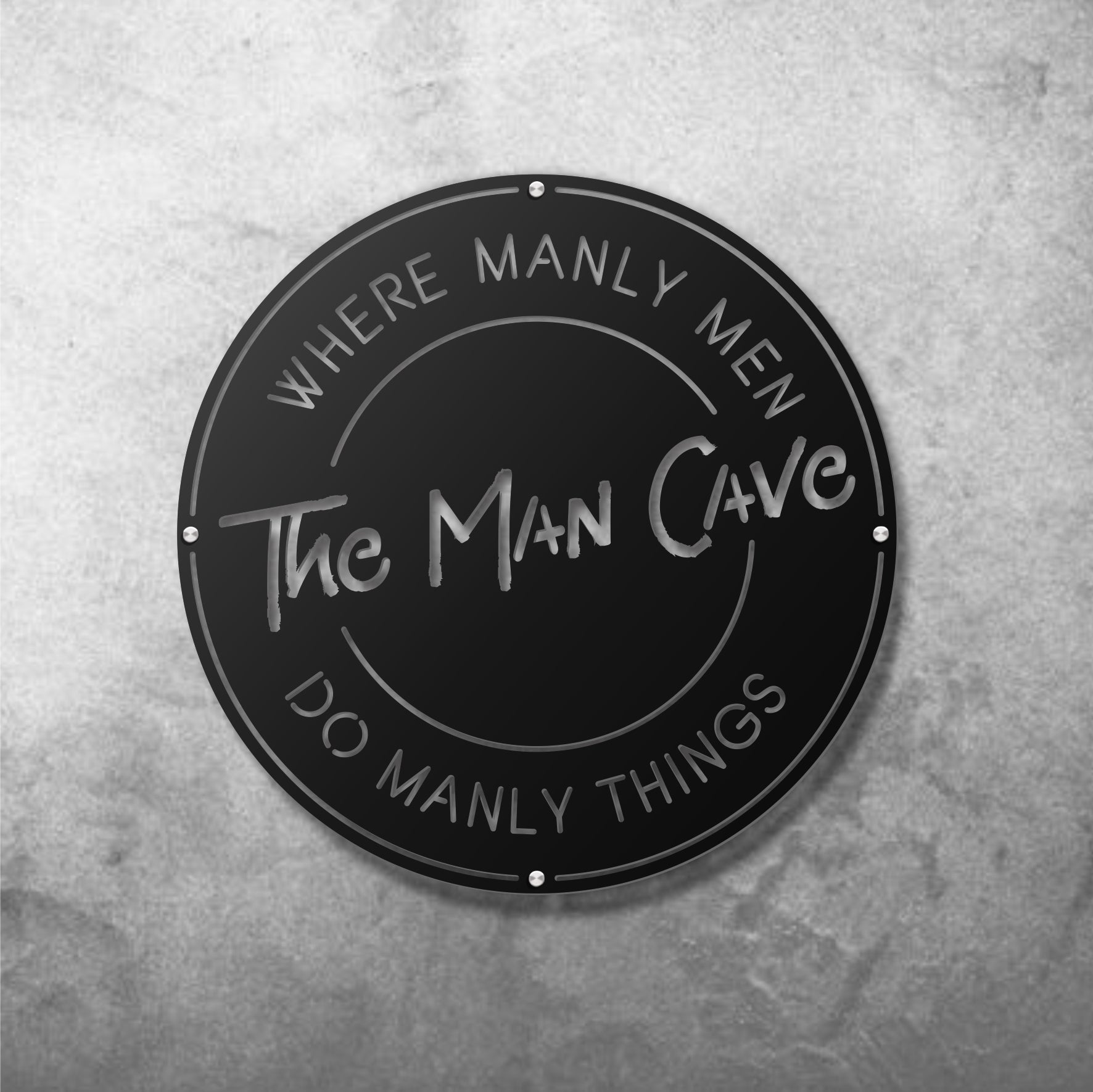 The Man Cave Wall Art Unexpected Worx
