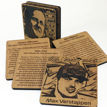 Load image into Gallery viewer, F1 Champions Coaster Collection 1 - Set Of 6 - By Unexpected Worx
