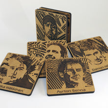 Load image into Gallery viewer, F1 Champions Coaster Collection 2 - Set Of 6 - By Unexpected Worx
