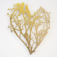 Load image into Gallery viewer, Ivy Heart Raised Metal Wall Art Home Décor - 63x63cm
