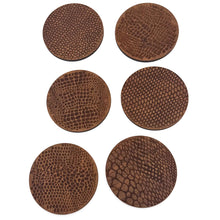 Load image into Gallery viewer, Scale Walnut Coasters With Metal Base
