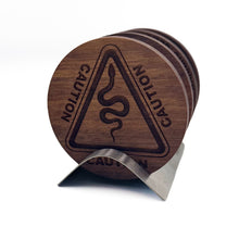 Load image into Gallery viewer, Hiss &amp; Hazard Snake Coasters
