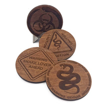 Load image into Gallery viewer, Hiss &amp; Hazard Snake Coasters
