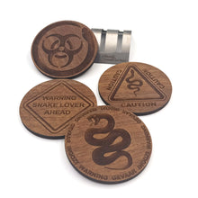 Load image into Gallery viewer, Hiss &amp; Hazard Snake Coasters

