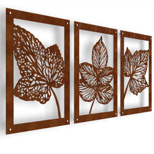 Load image into Gallery viewer, Very Leafy Raised Metal Wall Art
