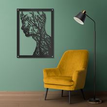 Load image into Gallery viewer, Tree Man Raised Metal Wall Art Home Decor - 60 x 80cm By Unexpected Worx
