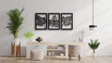 Load image into Gallery viewer, Very Leafy Black Raised Metal Wall Art - By Unexpected Worz
