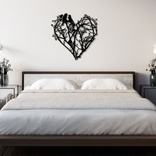 Load image into Gallery viewer, Ivy Heart Raised Metal Wall - By Unexpected Worx
