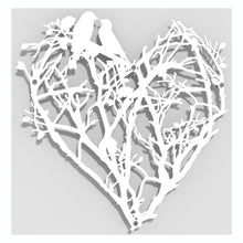 Load image into Gallery viewer, Ivy Heart Raised Metal Wall - By Unexpected Worx
