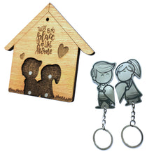 Load image into Gallery viewer, Boy &amp; Girl Magnetic Clip In Keyrings - By Unexpected Worx
