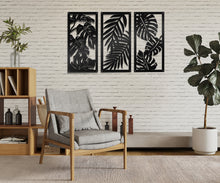 Load image into Gallery viewer, Tropical Leaves Raised Metal Wall Art - By Unexpected Worx
