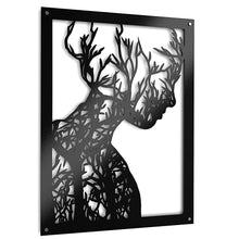 Load image into Gallery viewer, Tree Woman Raised Metal Wall Art Home Décor - 60x80cm
