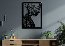 Load image into Gallery viewer, Tree Woman Raised Metal Wall Art - By Unexpected Worx
